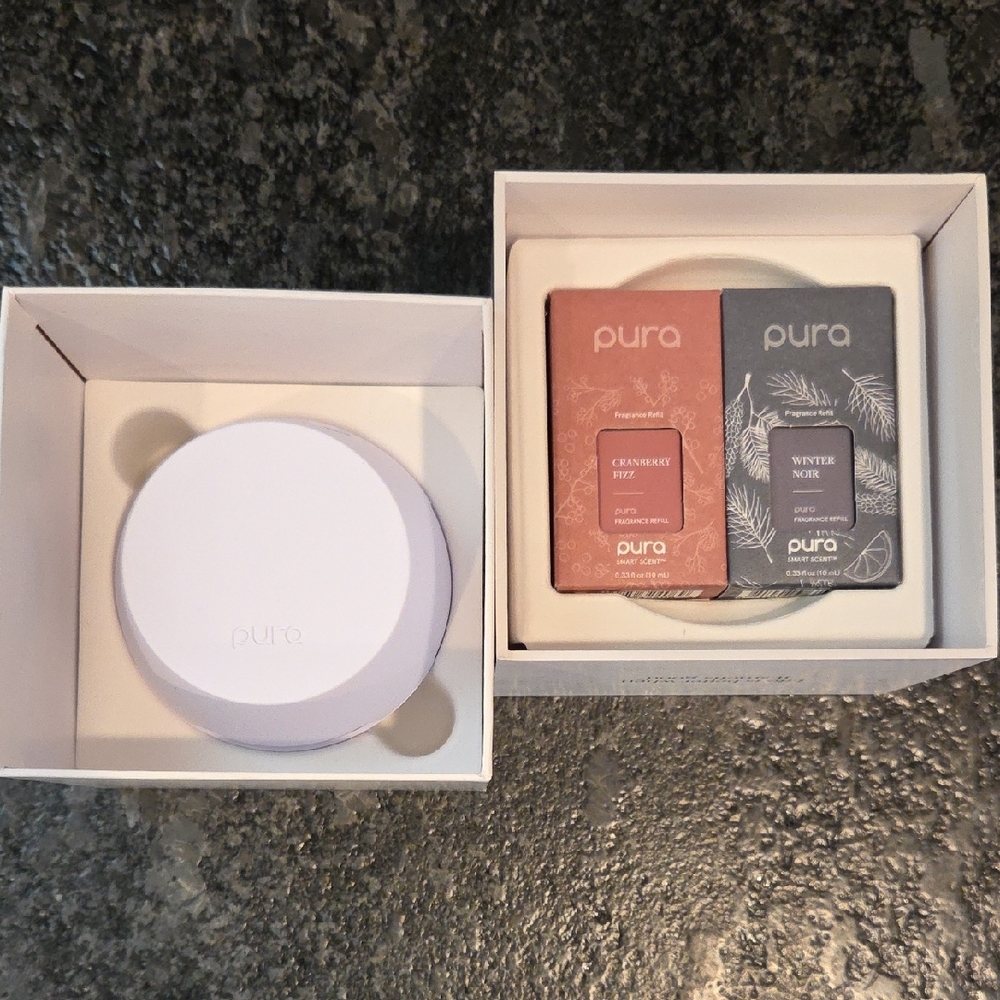 Pura Smart Fragrance Diffuser Set in Pink and White - Picture 4 of 5